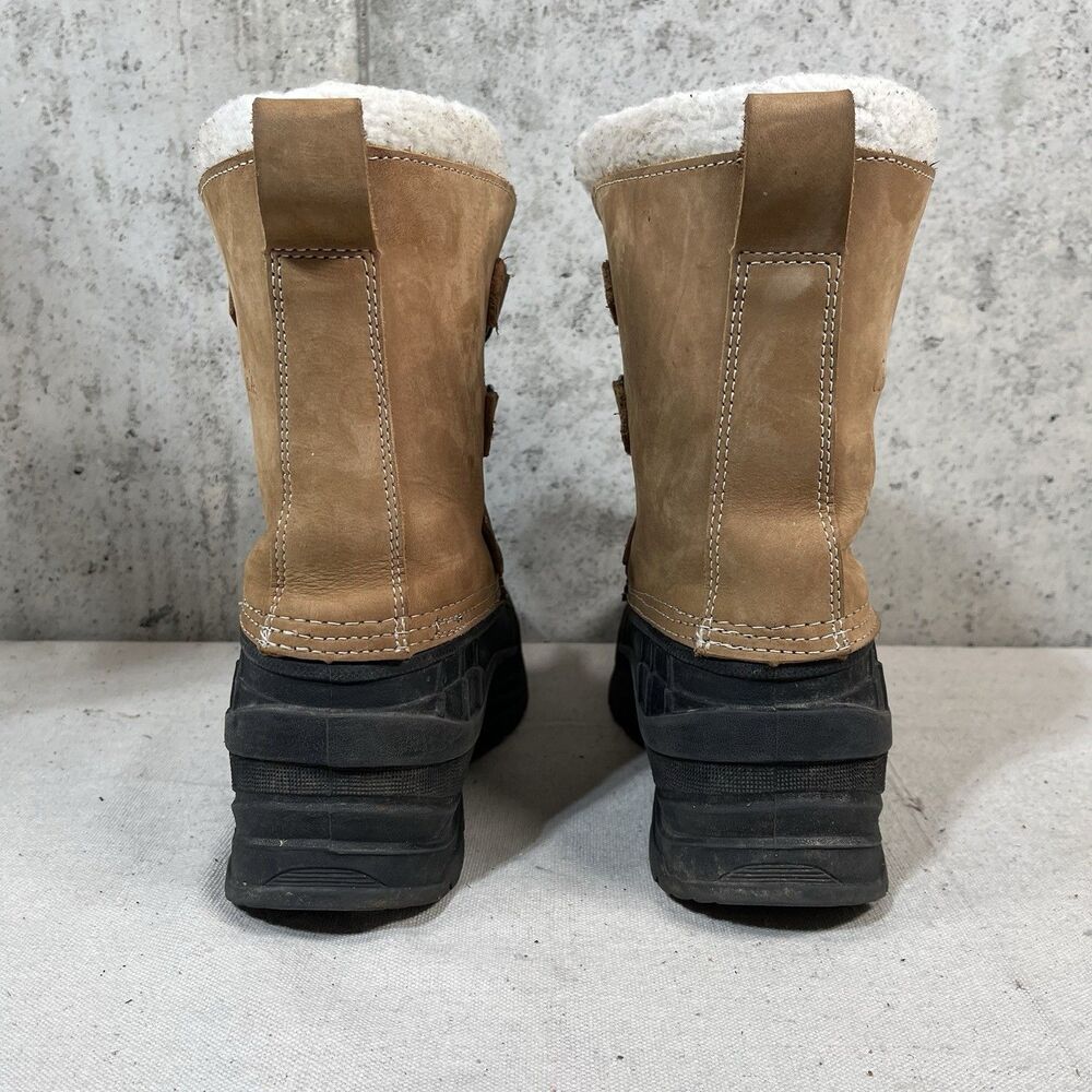 Cabela’s Mens Sz 6M Snow Pac Waterproof 3M Thinsulate Boots Leather Uppers Lined - Picture 9 of 11